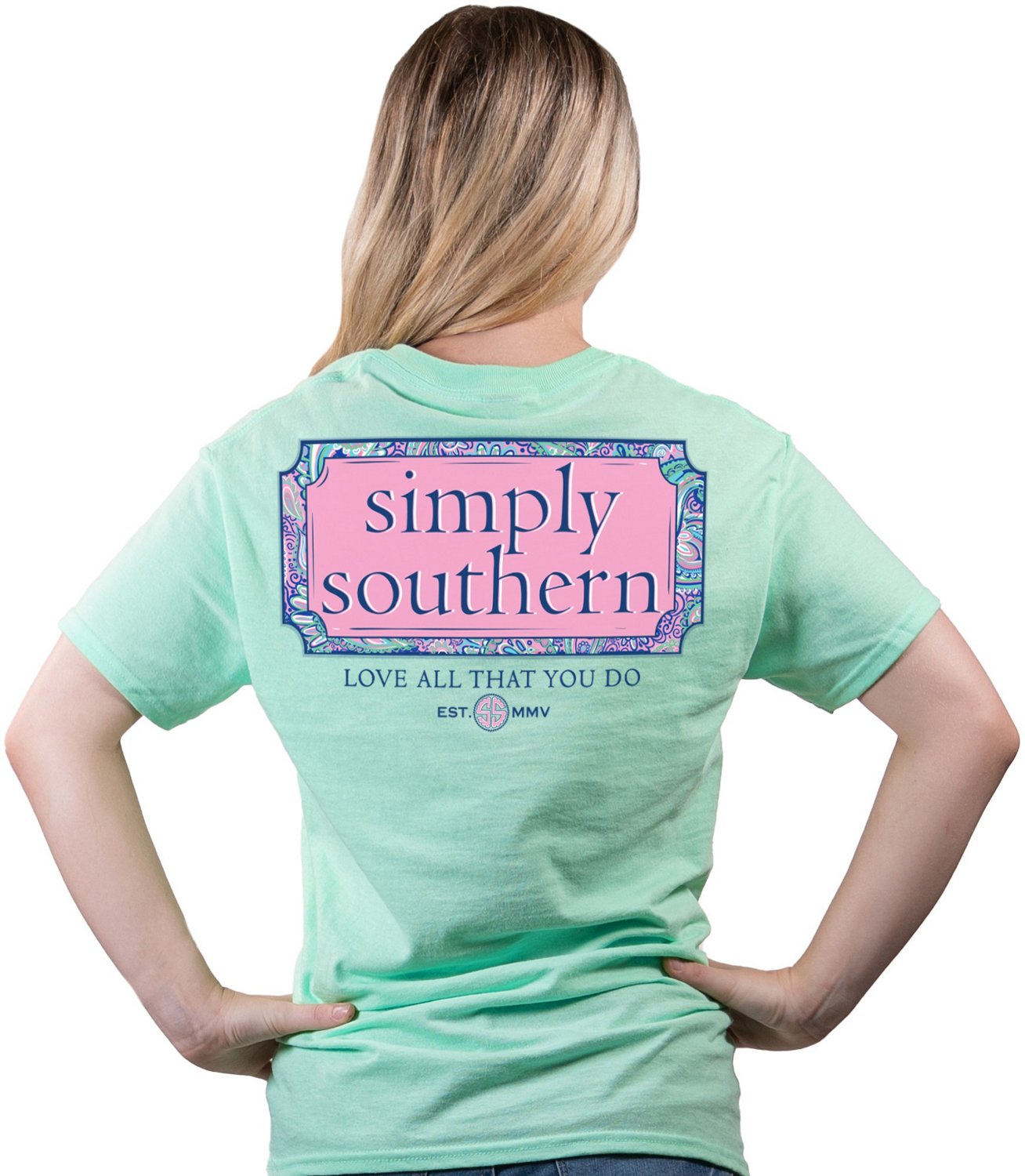 Simply Southern Women's Paisley Logo T-shirt | Academy