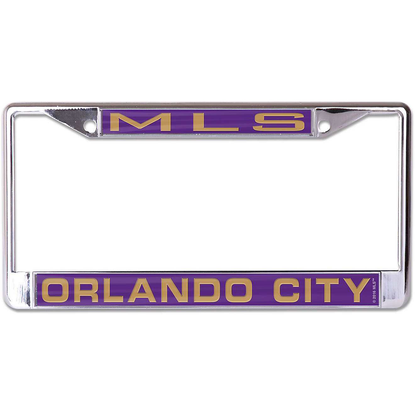 WinCraft Orlando City Soccer Club Inlaid Mirror License Plate Frame                                                              - view number 1