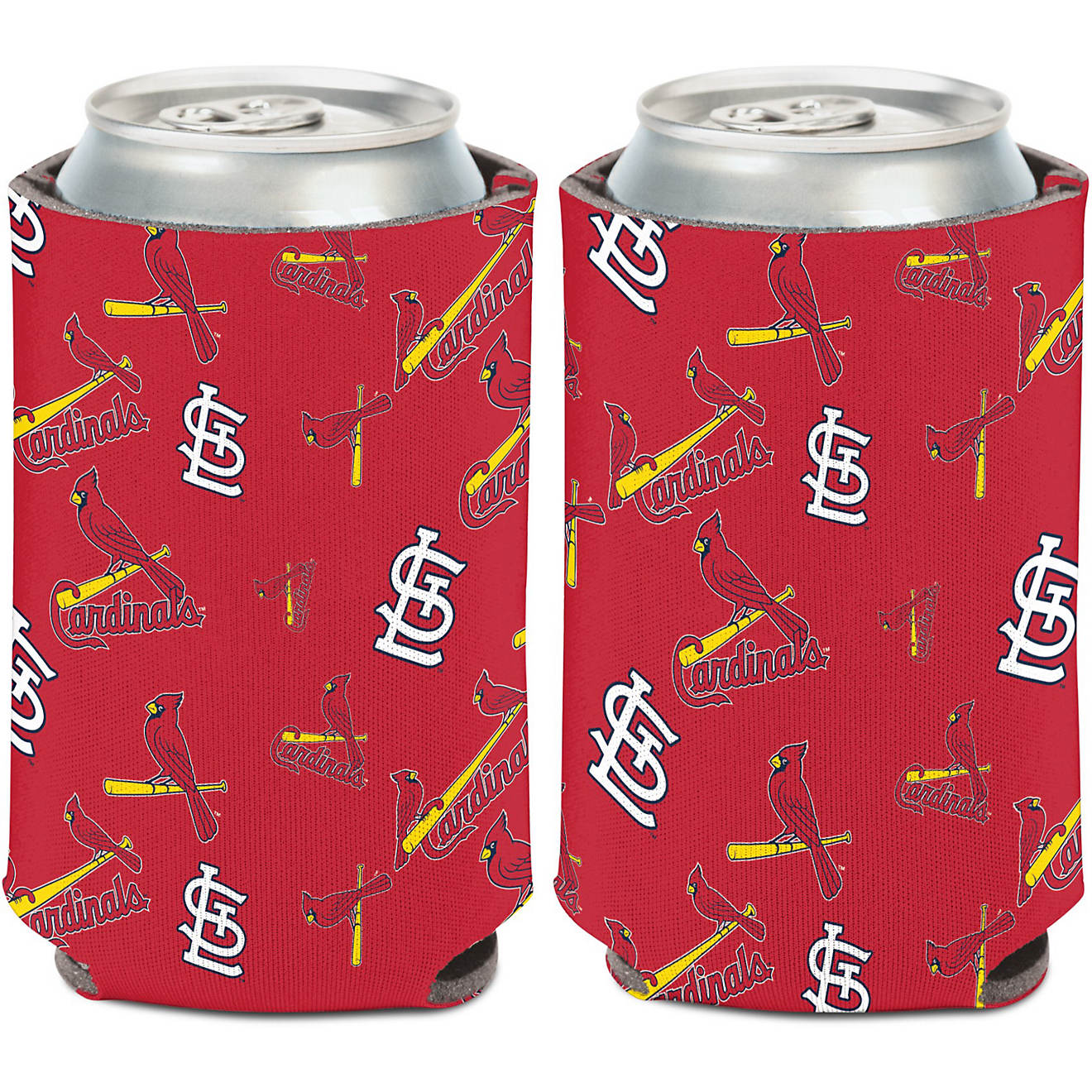 WinCraft St. Louis Cardinals Scatter Print Can Coozie                                                                            - view number 1