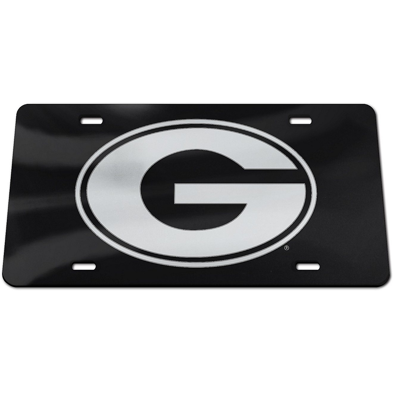 WinCraft University of Georgia Blackout License Plate Frame                                                                      - view number 1