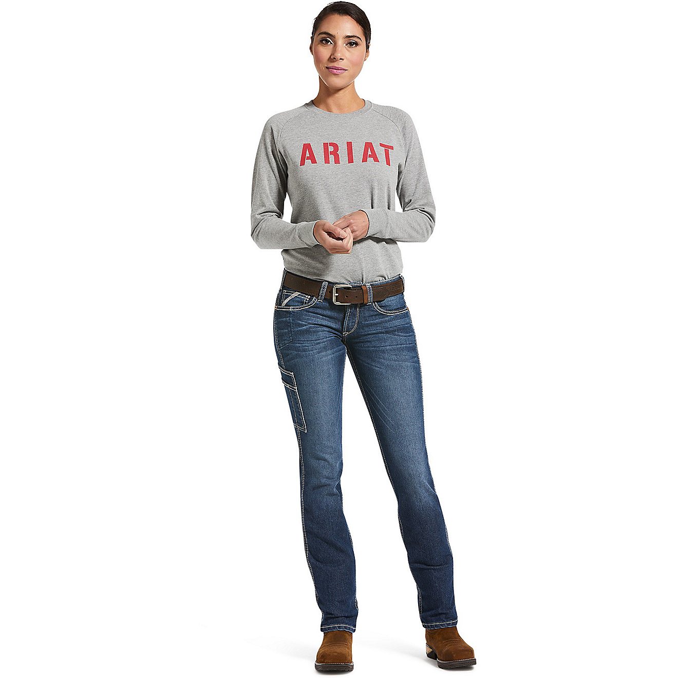 Ariat Women's Rebar Durastretch Riveter Straight Leg Work Jeans                                                                  - view number 3