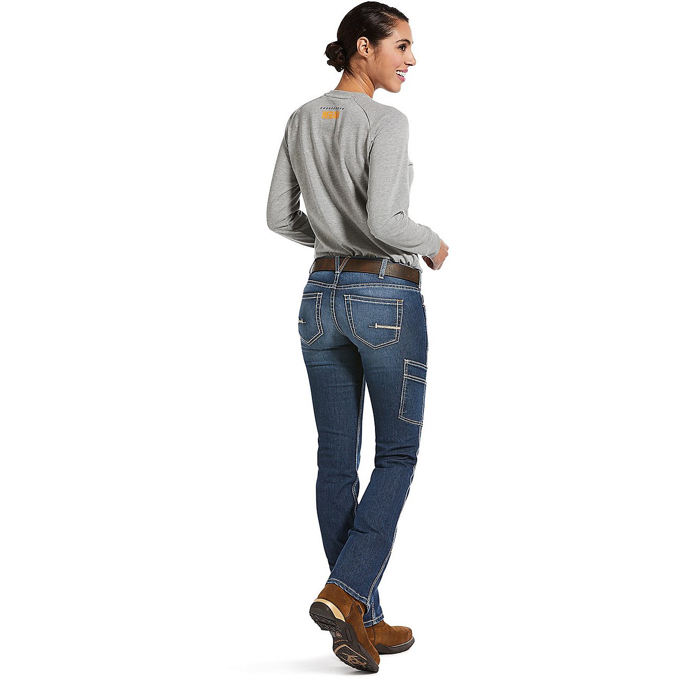 Ariat Women's Rebar Durastretch Riveter Straight Leg Work Jeans                                                                  - view number 4