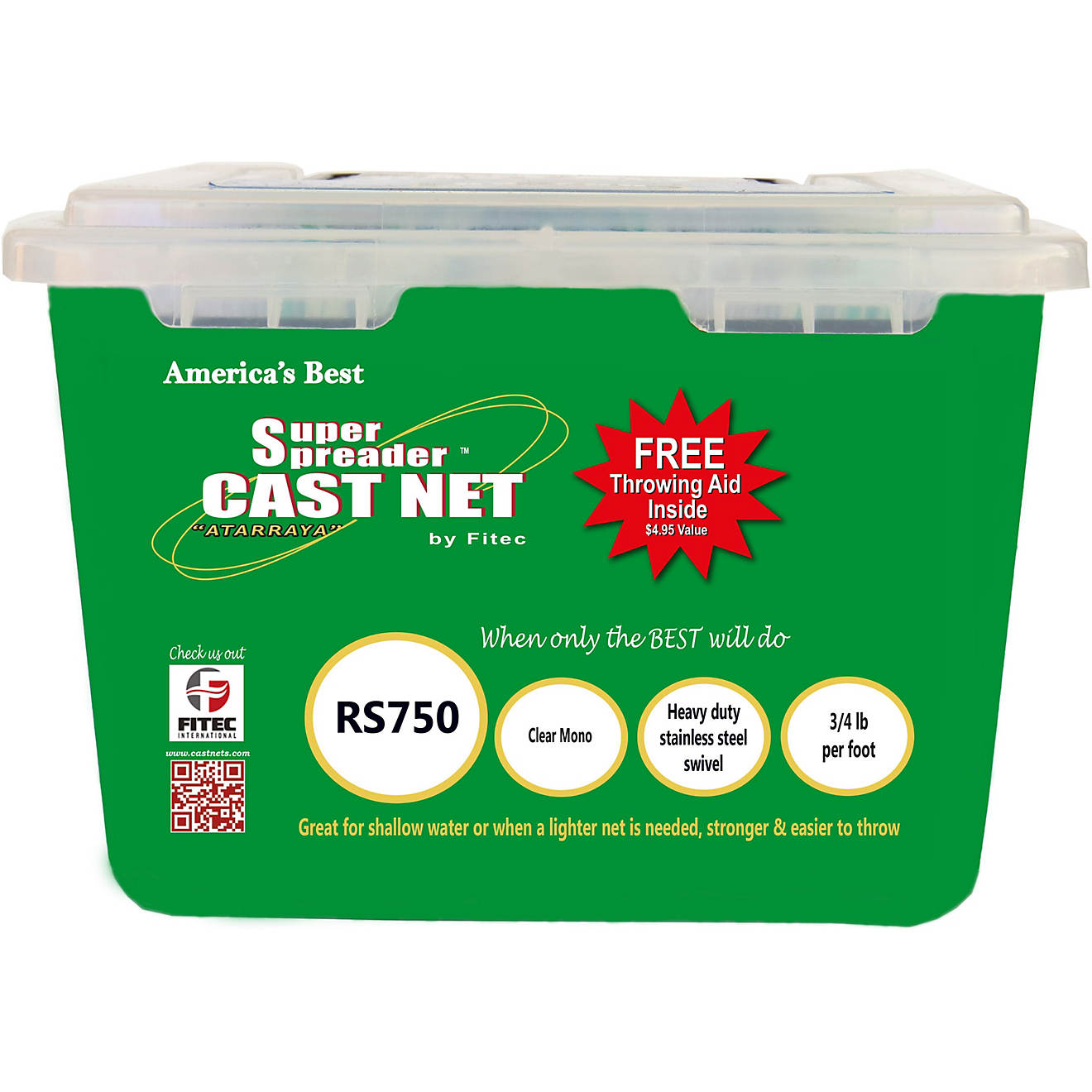 Fitec RS-750 Super Spreader Series 7 ft Cast Net                                                                                 - view number 1
