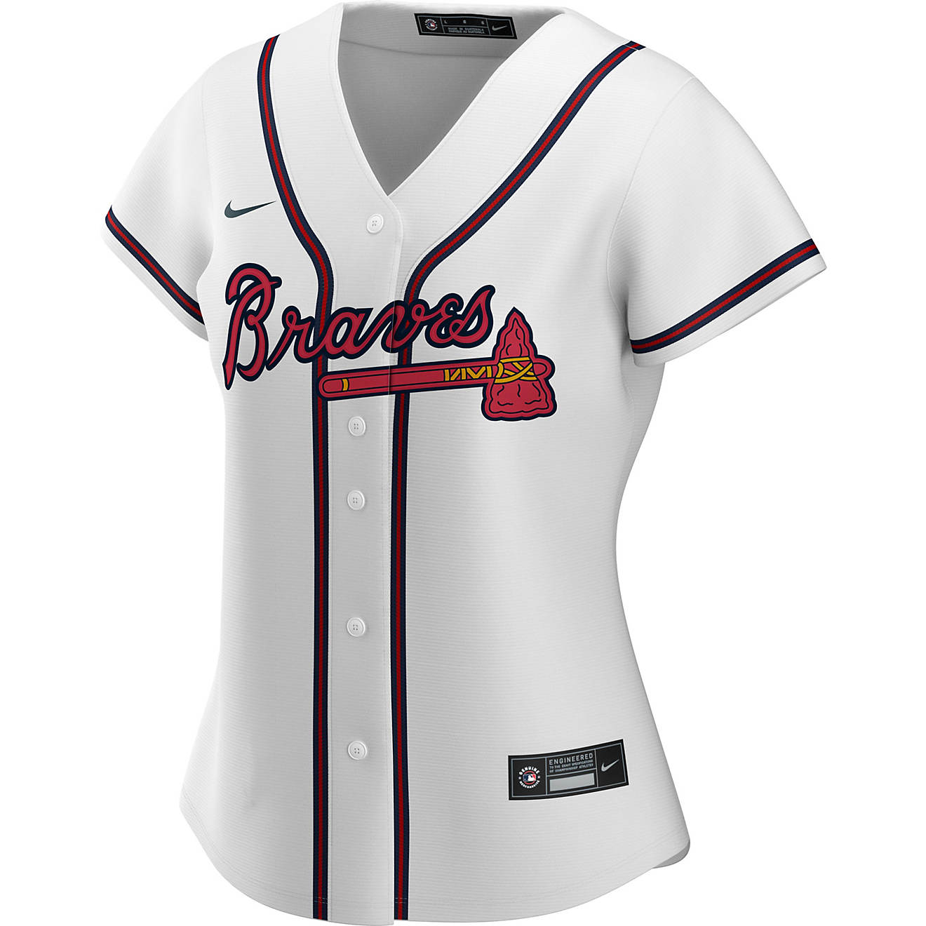 Nike Women's Atlanta Braves Official Replica Jersey                                                                              - view number 1