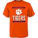 Outerstuff Youth Clemson University Steel Short Sleeve T-shirt                                                                   - view number 1 image