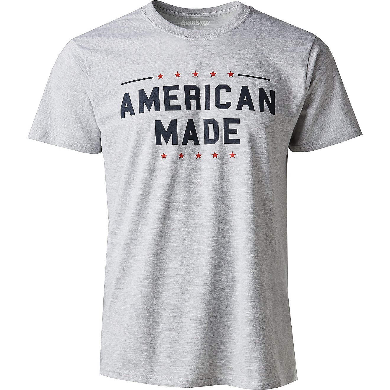 Academy Sports + Outdoors Men's American Made Short Sleeve T-shirt                                                               - view number 1