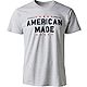 Academy Sports + Outdoors Men's American Made Short Sleeve T-shirt                                                               - view number 1 image