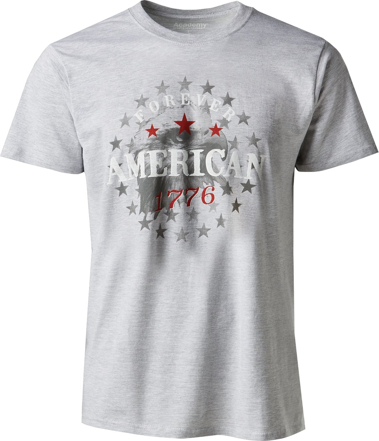 Academy Sports + Outdoors Men's Forever American Short Sleeve Tshirt