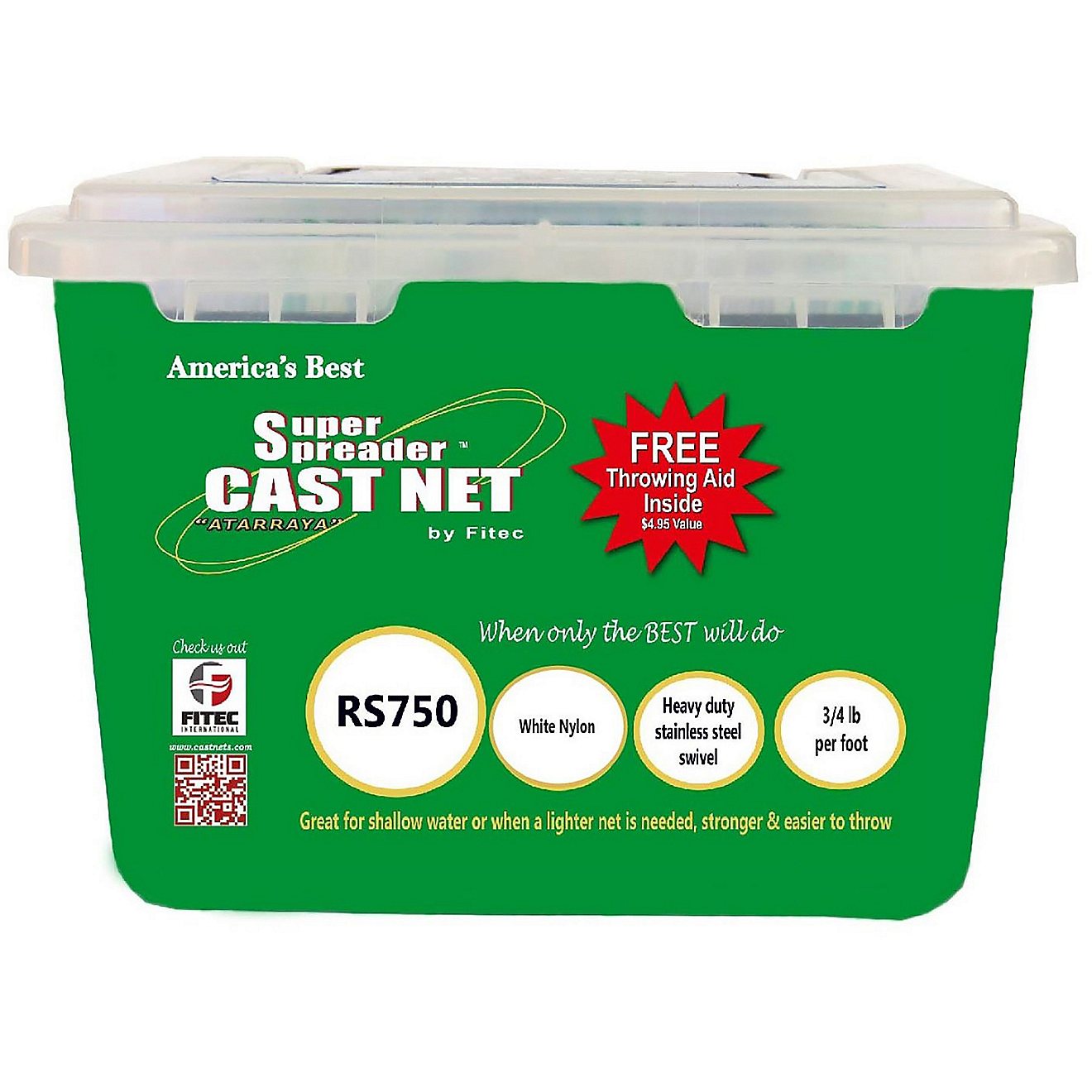 Fitec RS-750 Super Spreader Series 7 ft Cast Net                                                                                 - view number 2