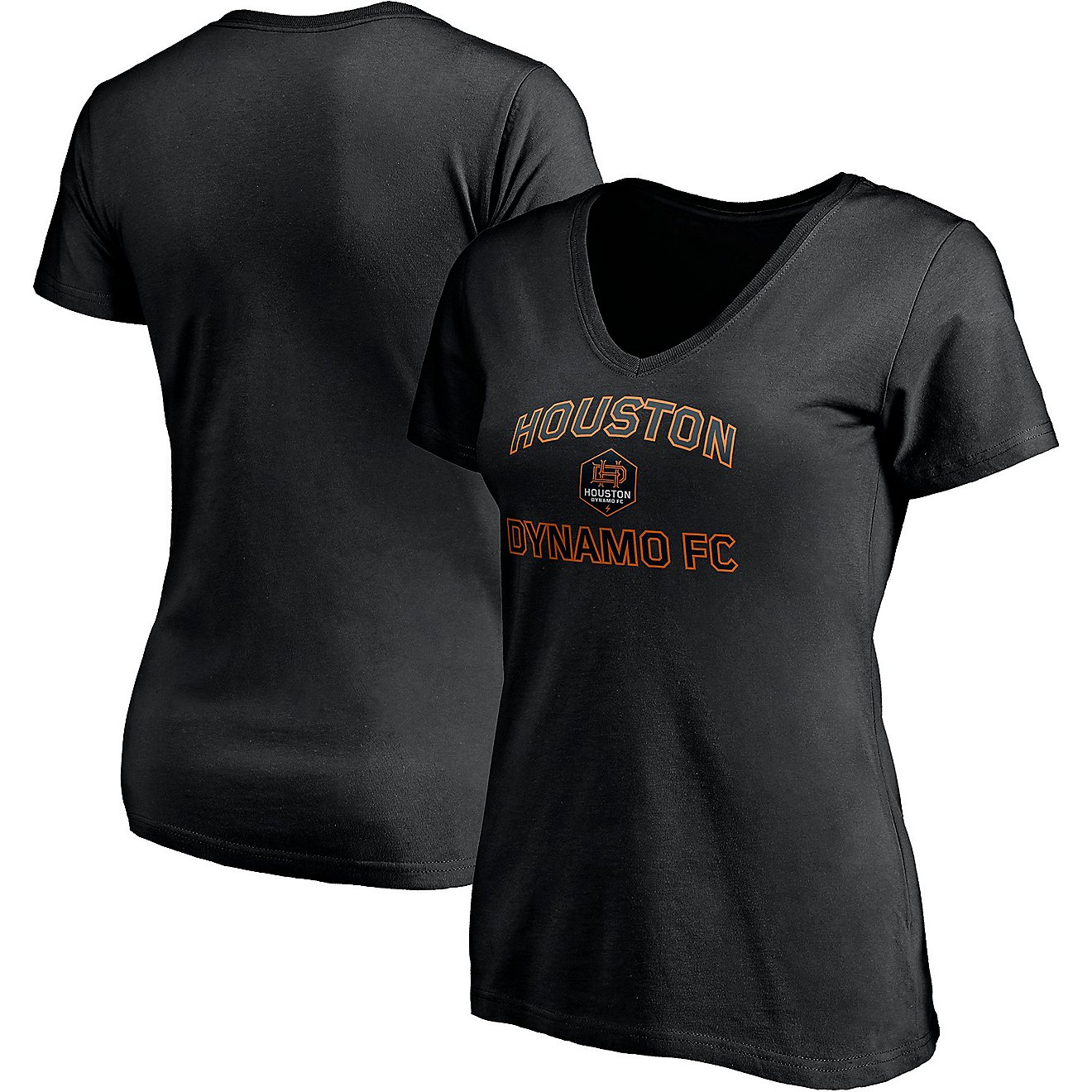 Houston Dynamo Women's Heart and Soul T-shirt                                                                                    - view number 3