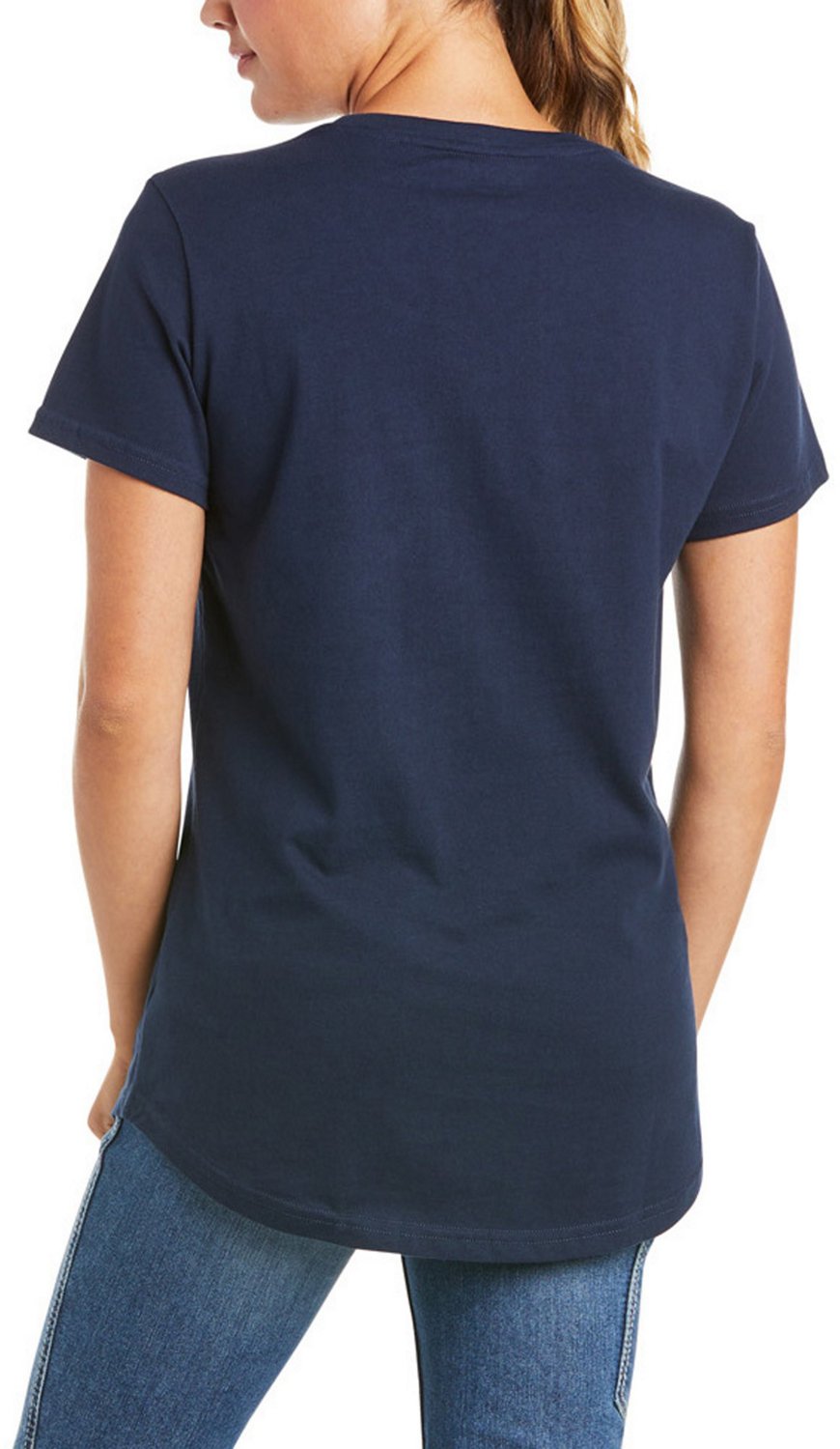 Ariat Women's Rebar CottonStrong V-neck Short Sleeve T-shirt | Academy
