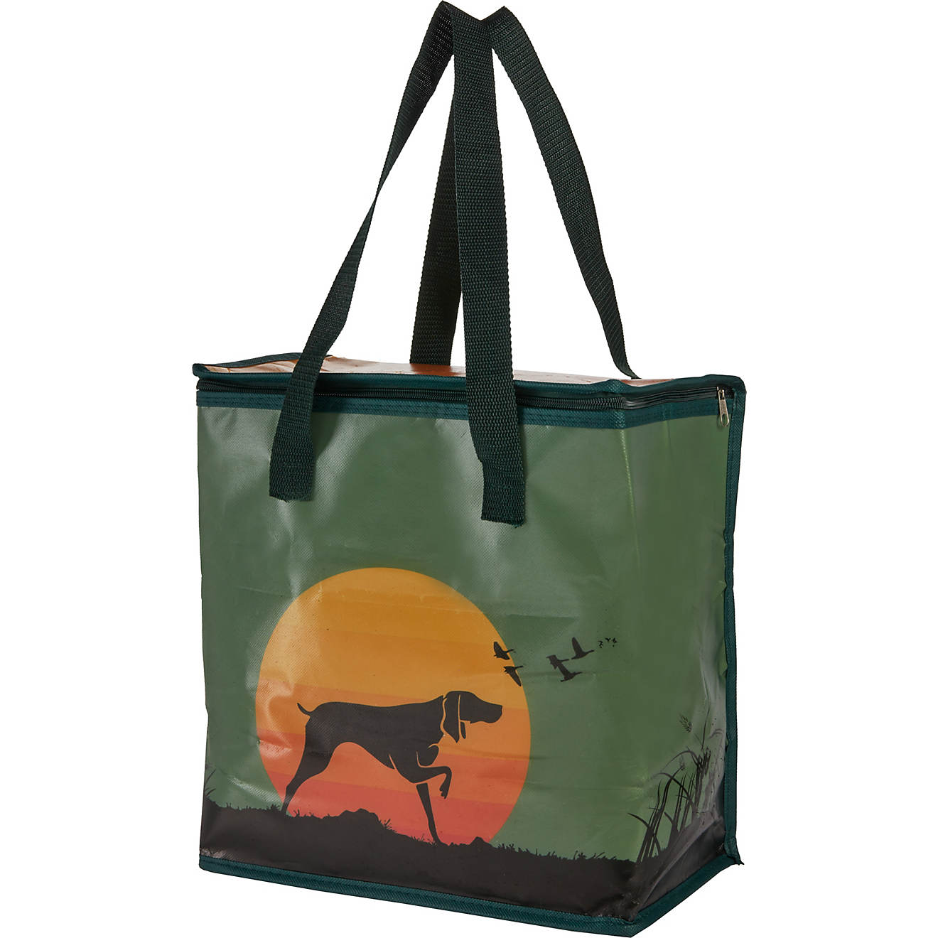 Academy Sports + Outdoors Dog Hunting Graphic Insulated Tote Bag                                                                 - view number 1