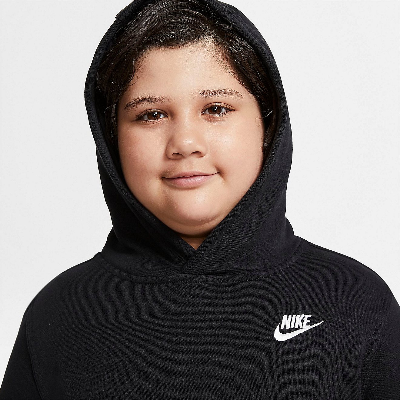 Nike Boys' Sportswear Club Fleece Extended Sizing Hoodie                                                                         - view number 4