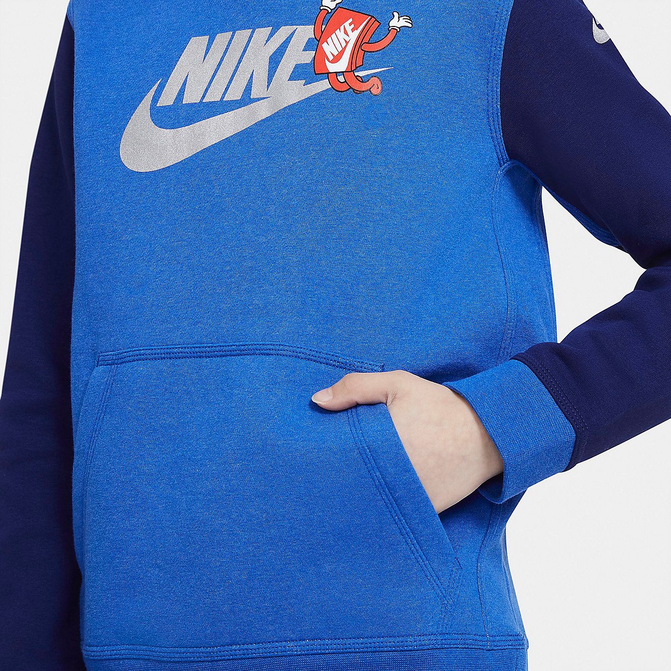 Nike Boys' Sportswear Club Fleece Boxy Graphic Hoodie                                                                            - view number 3