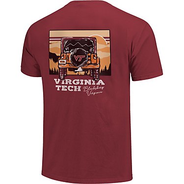 Image One Men's Virginia Tech Comfort Color Jeep Adventure Short Sleeve T-shirt