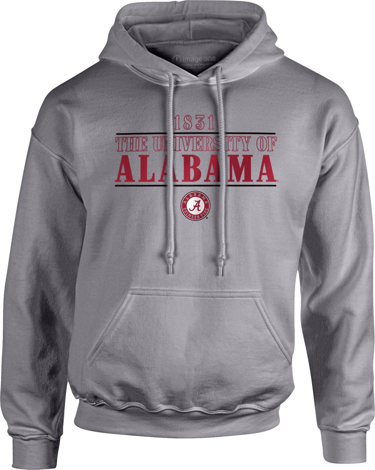 Image One Men's University of Alabama Type Hoodie Academy
