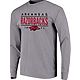 Image One Men's University of Arkansas Traditional Long Sleeve T-shirt                                                           - view number 1 image