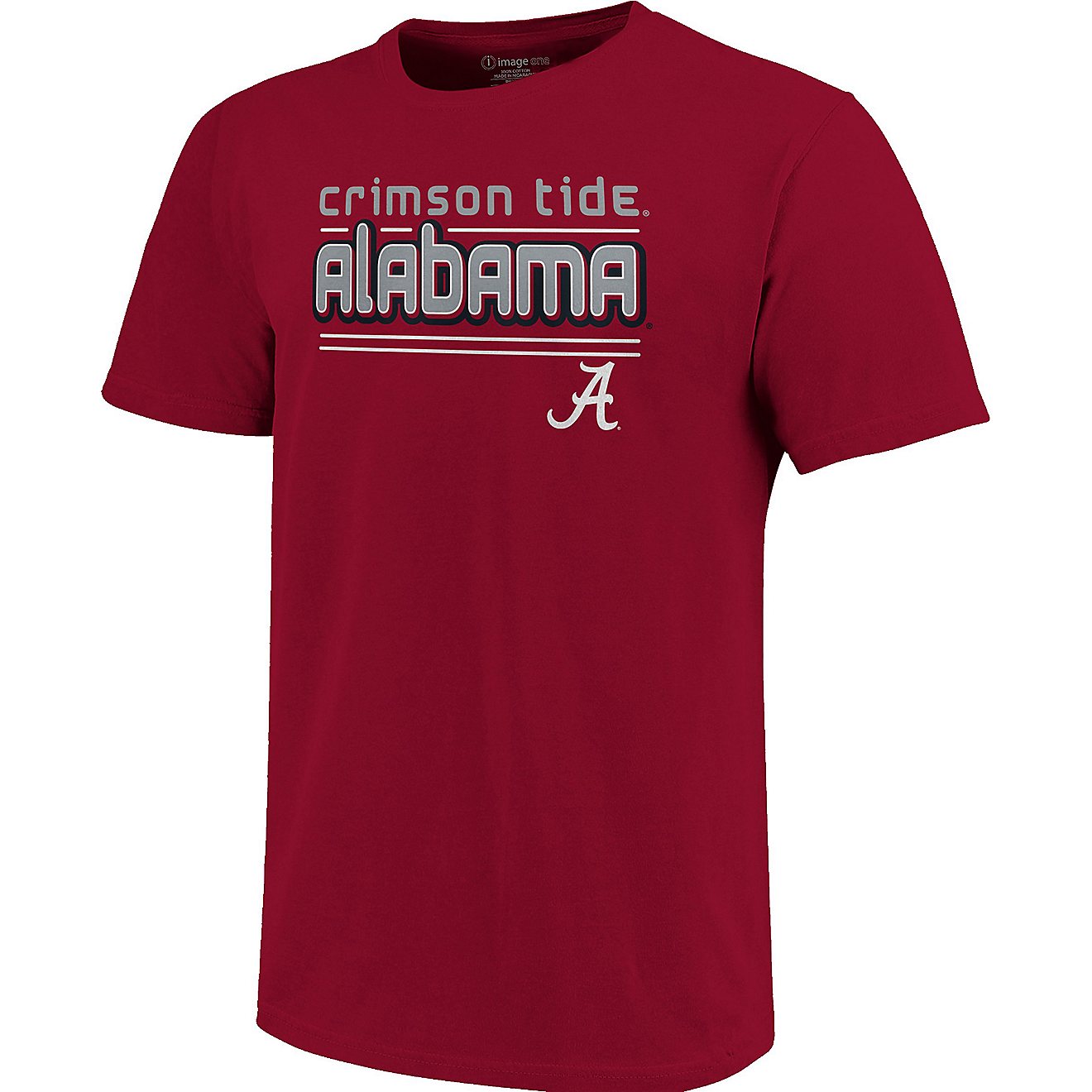 Image One Men's University of Alabama Bubble Letters Short Sleeve T-shirt                                                        - view number 1