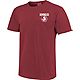 Image One Men's Florida State University Comfort Color Striped Stamp Short Sleeve T-shirt                                        - view number 2 image