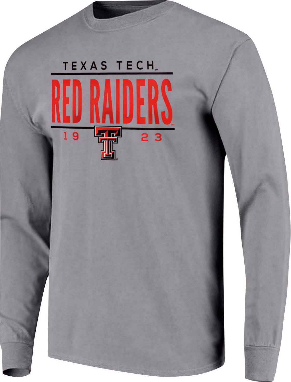 Image One Men's Texas Tech University Traditional Long Sleeve Tshirt Academy