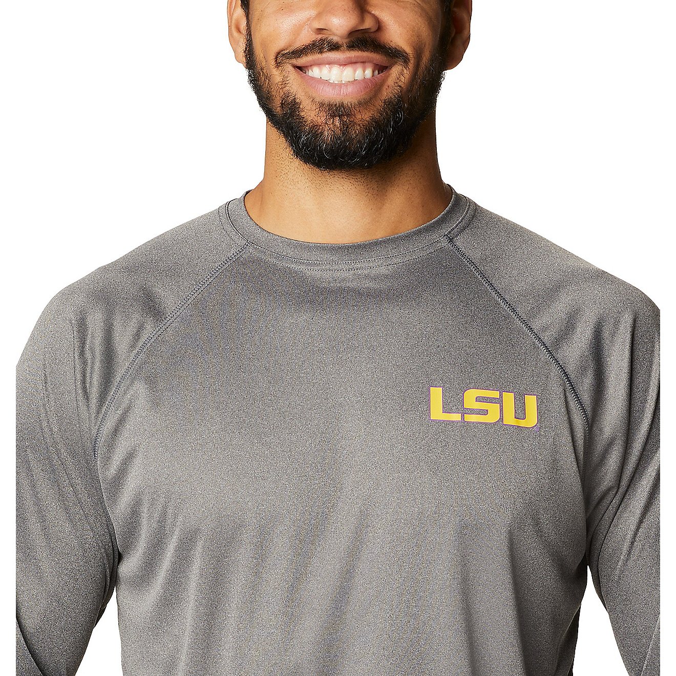 Columbia Sportswear Men's Louisiana State University Terminal Tackle Shirt                                                       - view number 4