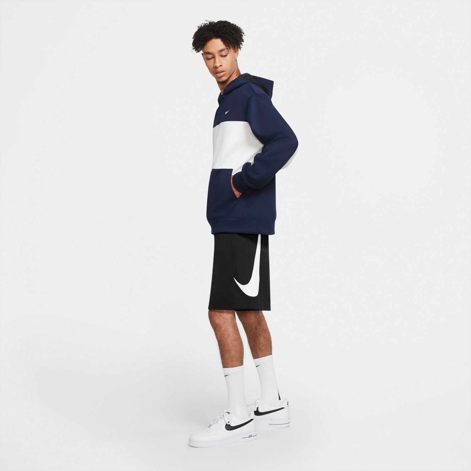 nike men's fleece shorts