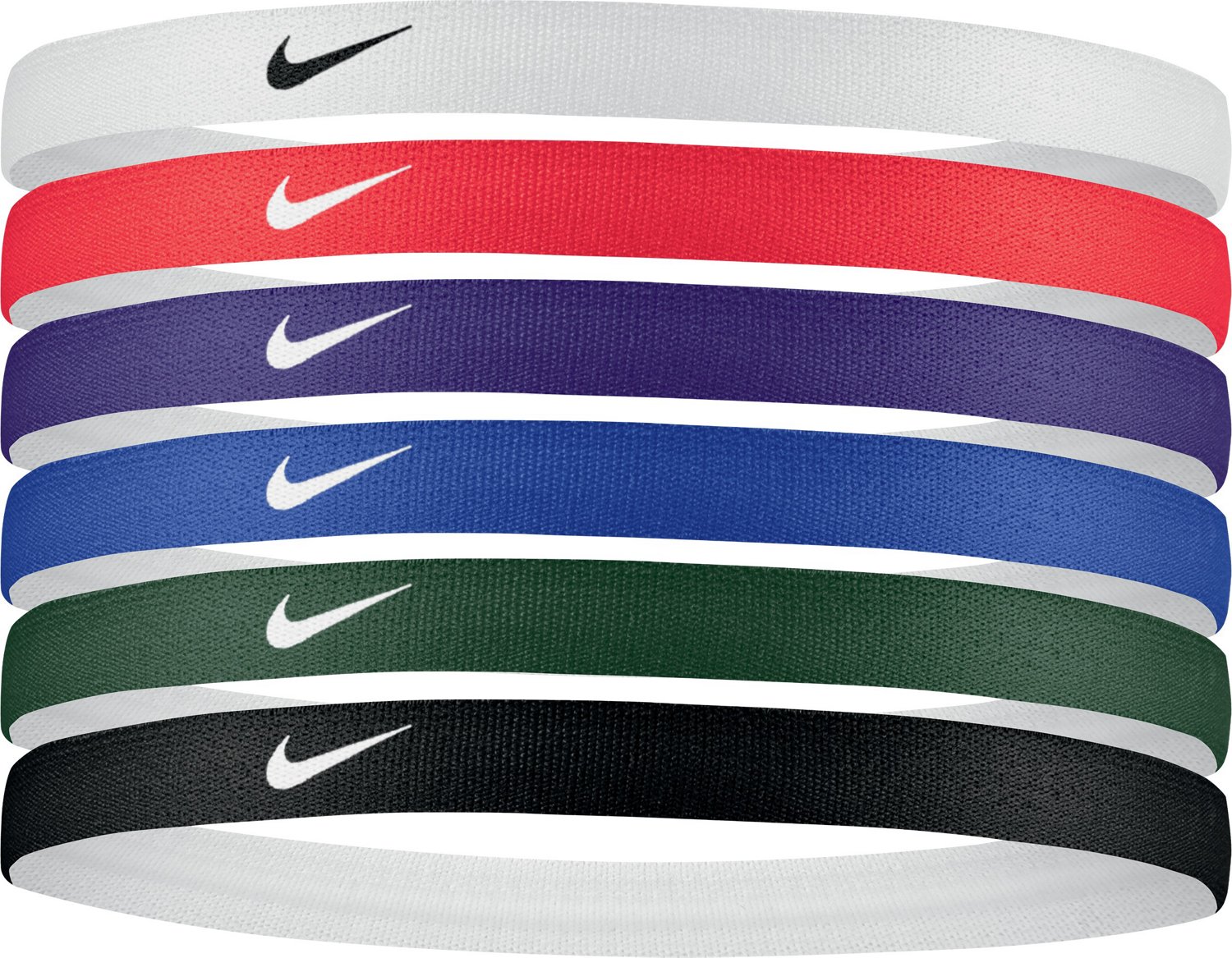 Nike women's printed headbands 6-pack | academy