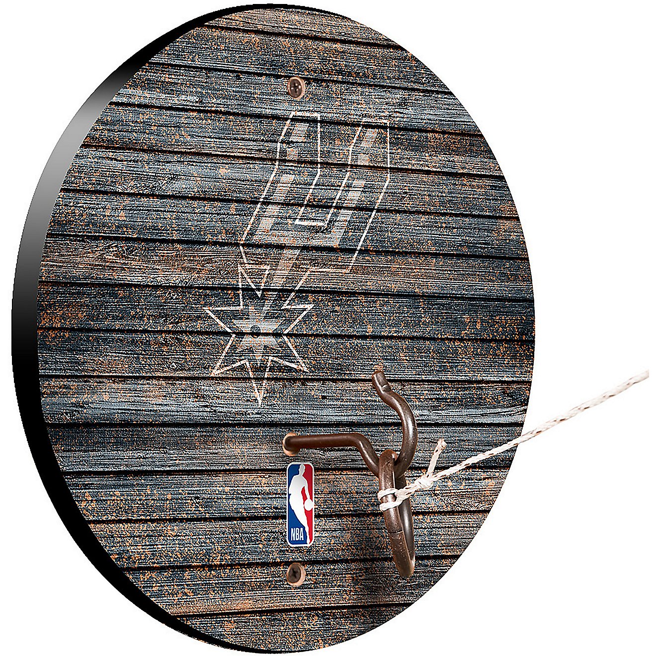 Victory Tailgate San Antonio Spurs Weathered Design Hook and Ring Game                                                           - view number 1