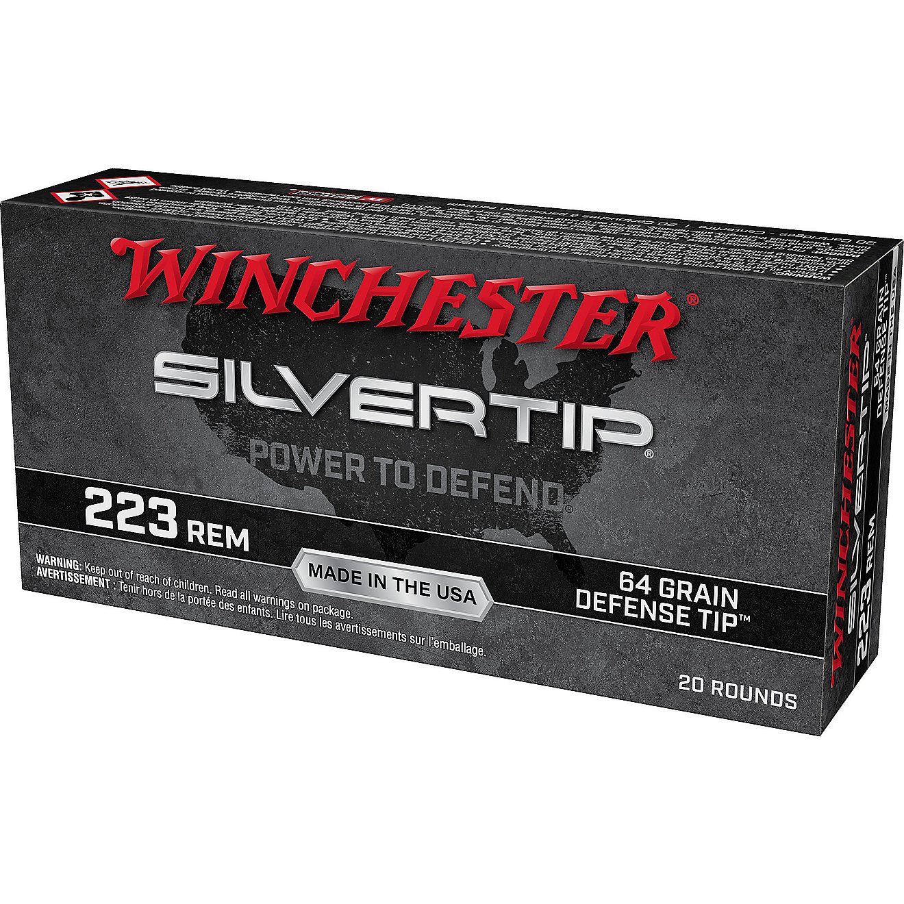 Winchester Silvertip .223 Remington 64-Grain Ammunition - 20 Rounds                                                              - view number 1