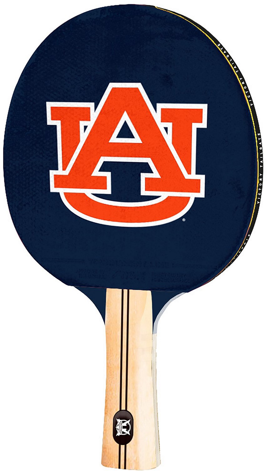 Victory Tailgate Auburn University Logo Design Table Tennis Paddle