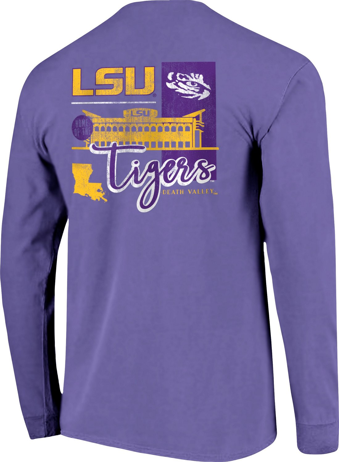 Image One Men's Louisiana State University Comfort Color Building ...