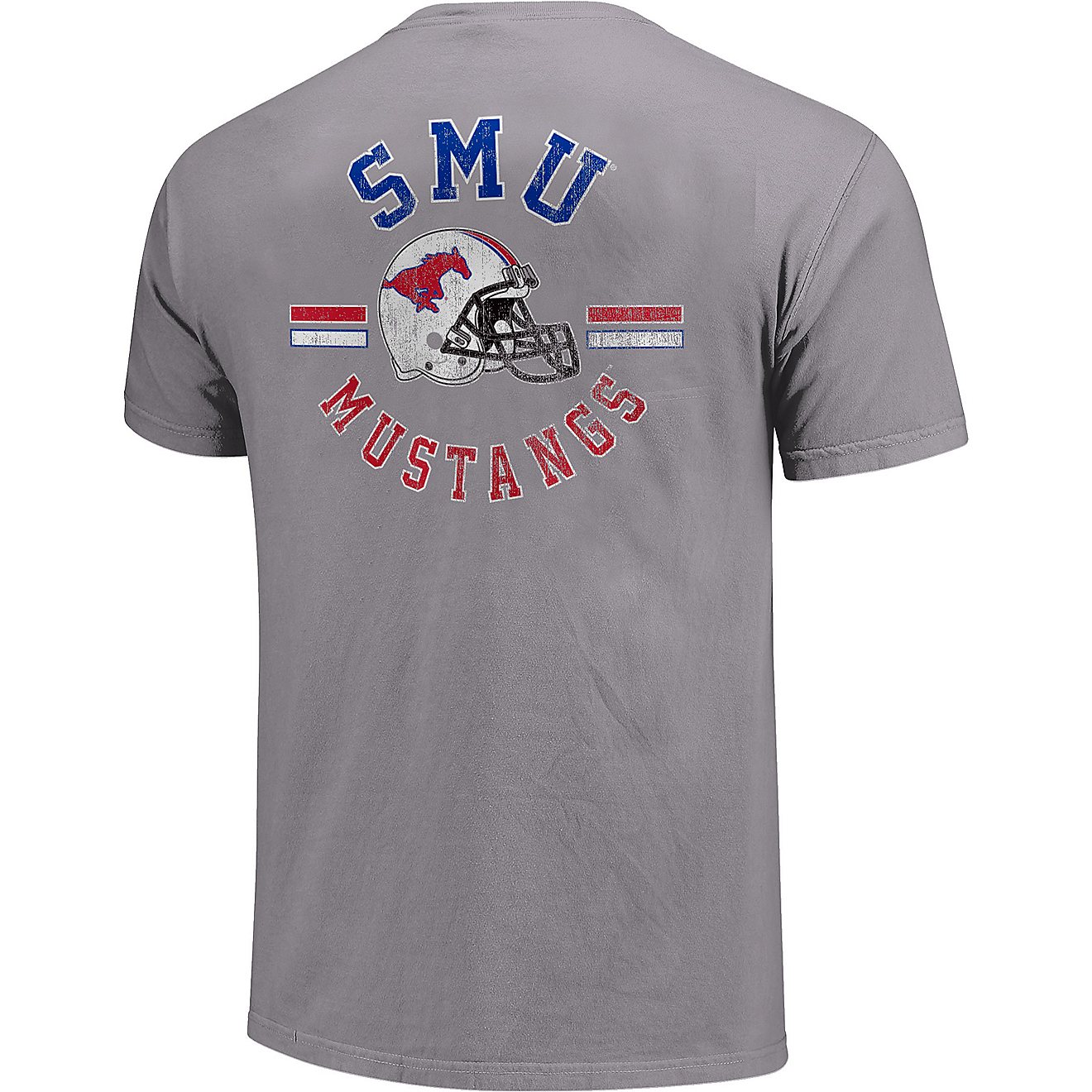 Image One Men's Southern Methodist University Helmet Arch Short Sleeve T-shirt                                                   - view number 2