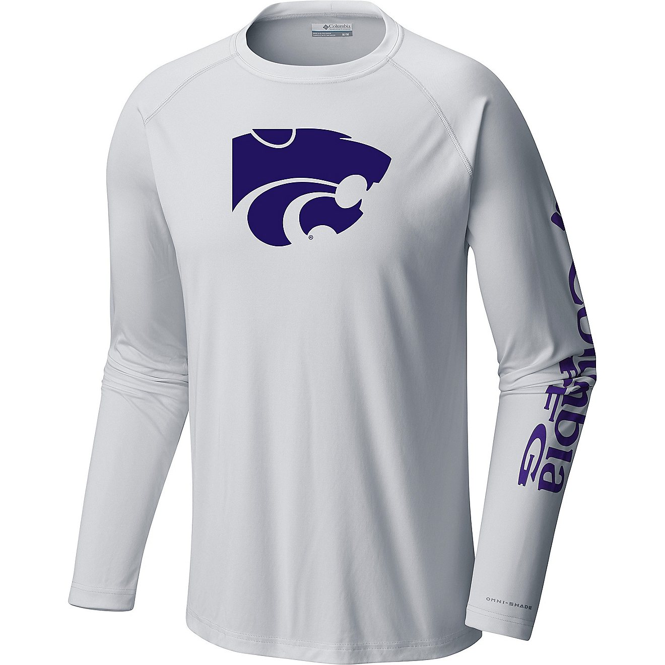 Columbia Sportswear Men's Kansas State University Terminal Tackle Long Sleeve T-shirt                                            - view number 1