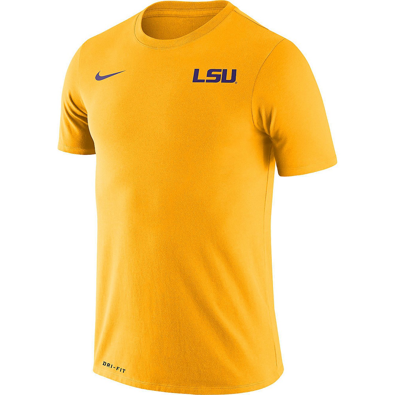 Nike Men's Louisiana State University Small Legend Logo Short Sleeve T-shirt                                                     - view number 1