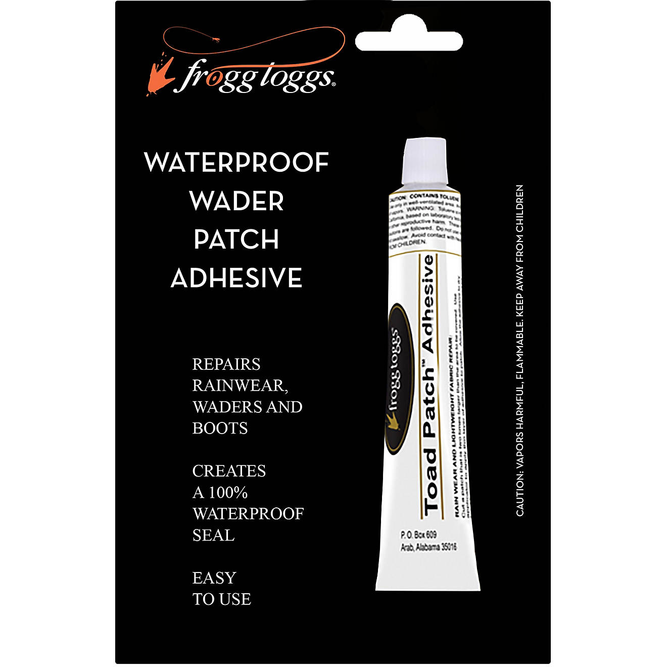 FROGG TOGGS RAIN GEAR-#28201 WATERPROOF WADER WEAR TUBE OF PATCH ADHESIVE ONLY 