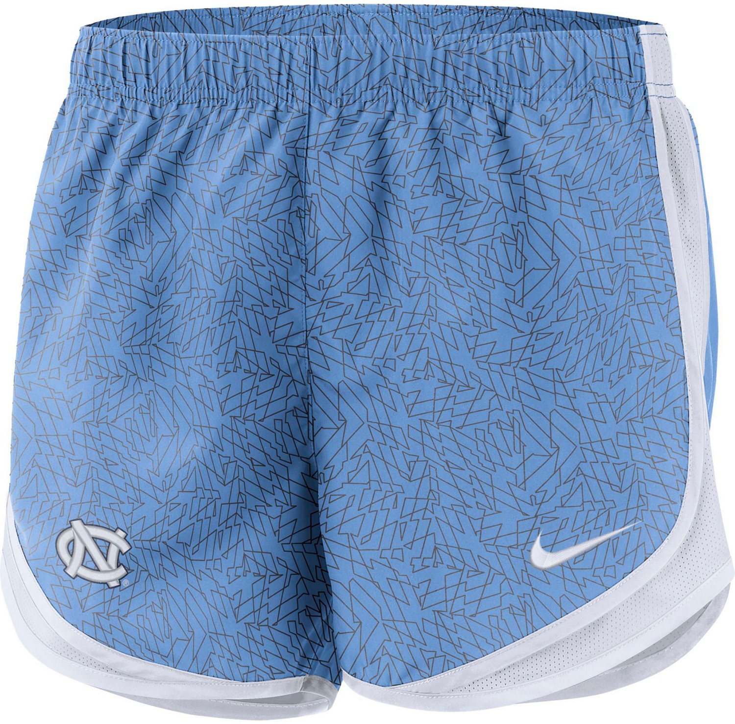 Nike Women's University of North Carolina Tempo Running Shorts Academy