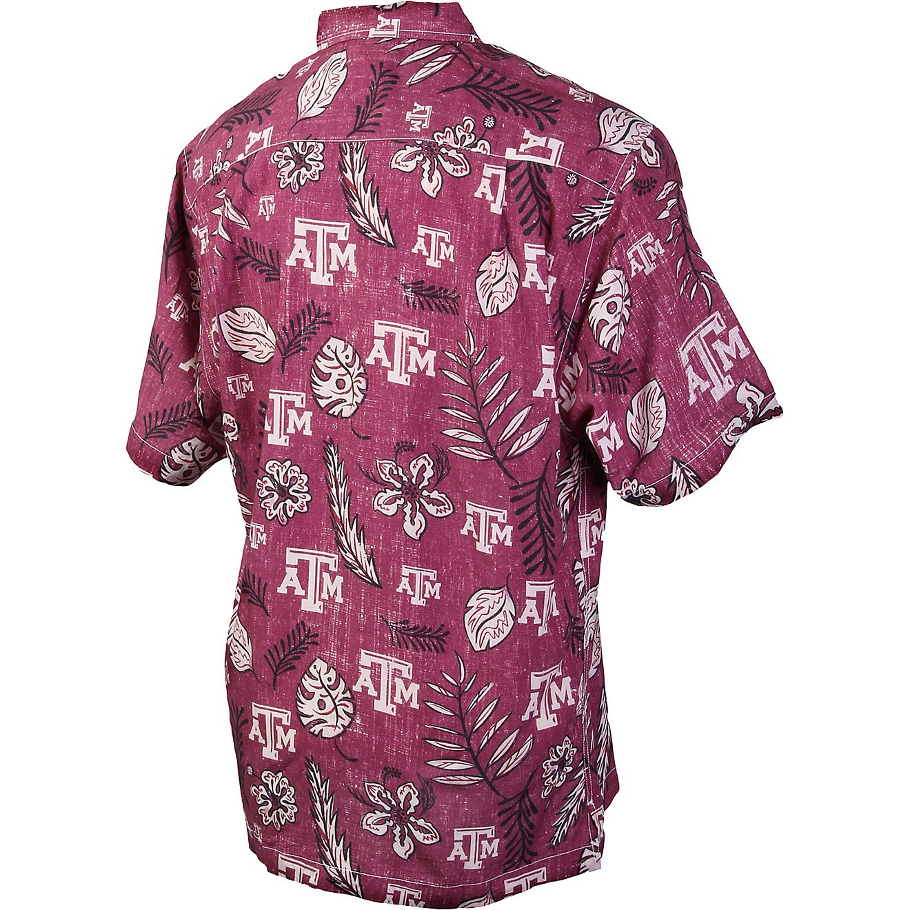 Wes and Willy Men's Texas A&M University Vintage Floral Button Down Shirt                                                        - view number 2
