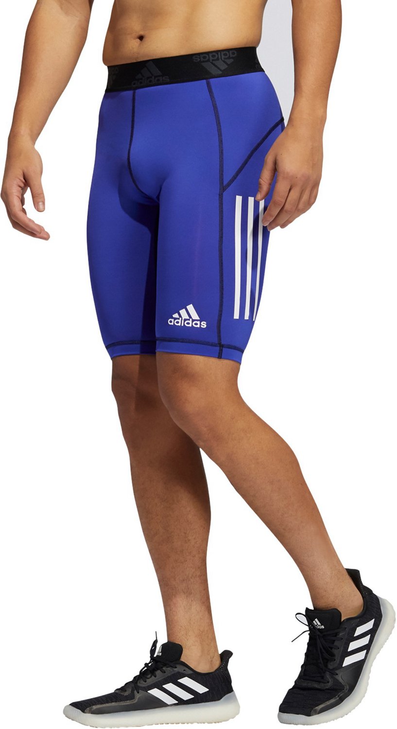 adidas Men's Primeblue Compression Training Shorts 10.2 in Academy