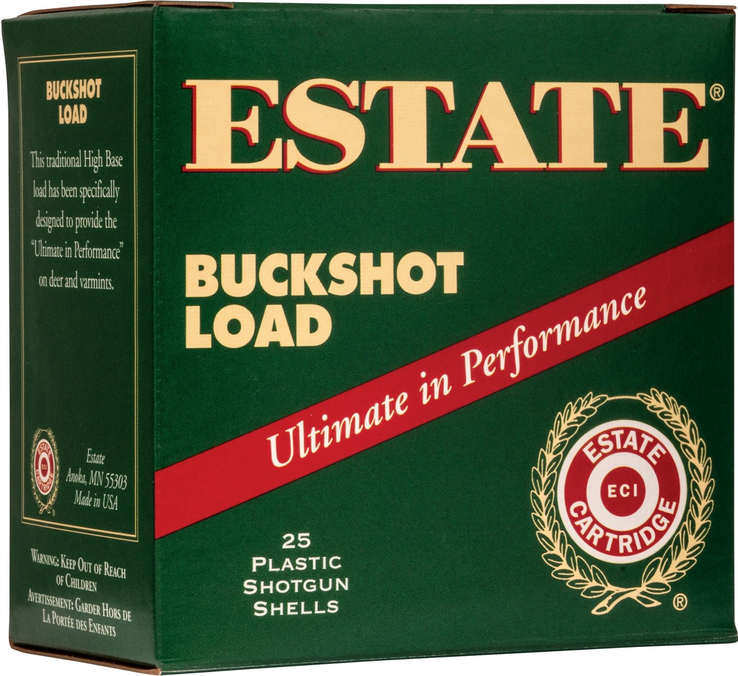 Estate Cartridge 00 Buckshot 12 Gauge Shotshells Academy