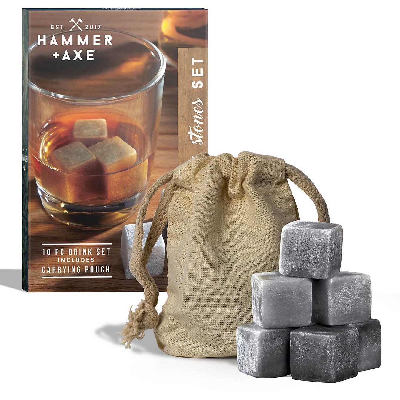 Hammer & Axe Whiskey Stones 10-Pack                                                                                              - view number 1