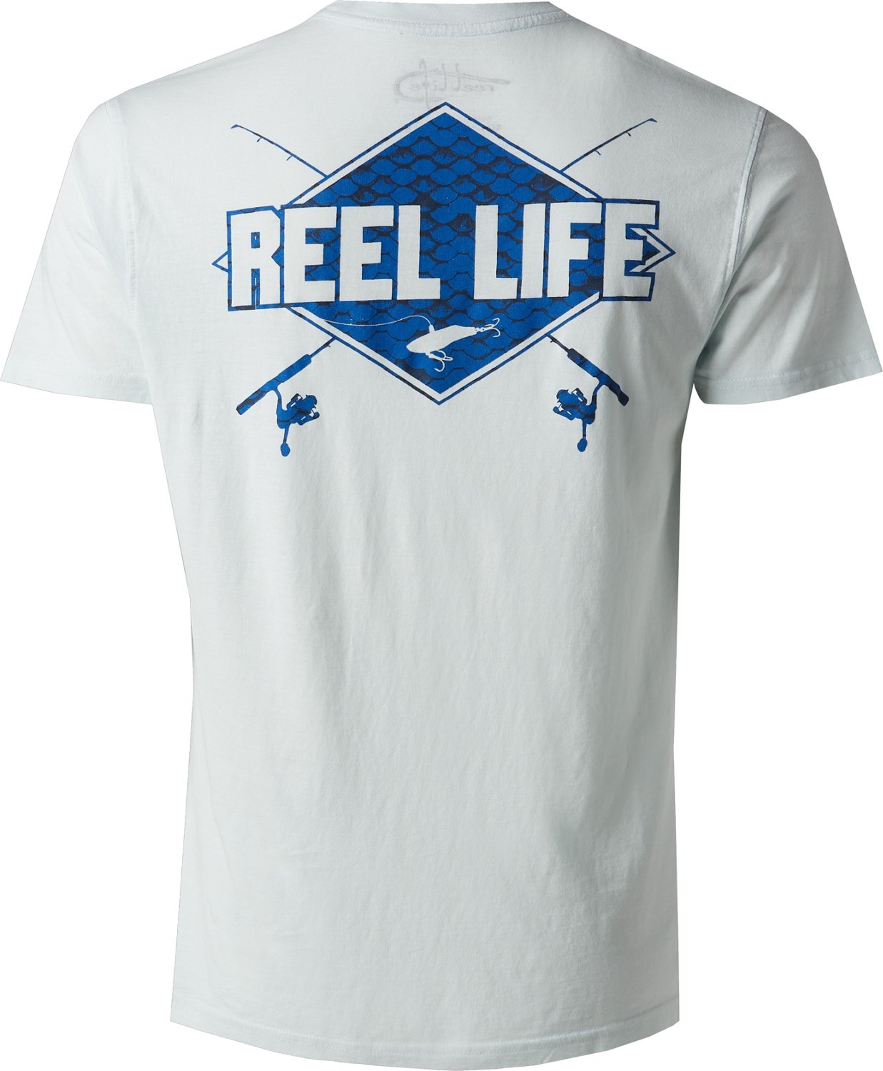 Reel Life Men's PGT Livin’ The Rod N Reel Life Scales Short Sleeve T