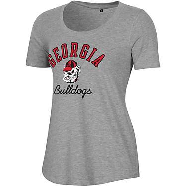 Champion Women's University of Georgia Relaxed Fit Scoop Neck T-shirt                                                           