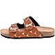 FOCO Women's University of Texas Mini Print Double Buckle Sandals                                                                - view number 2 image