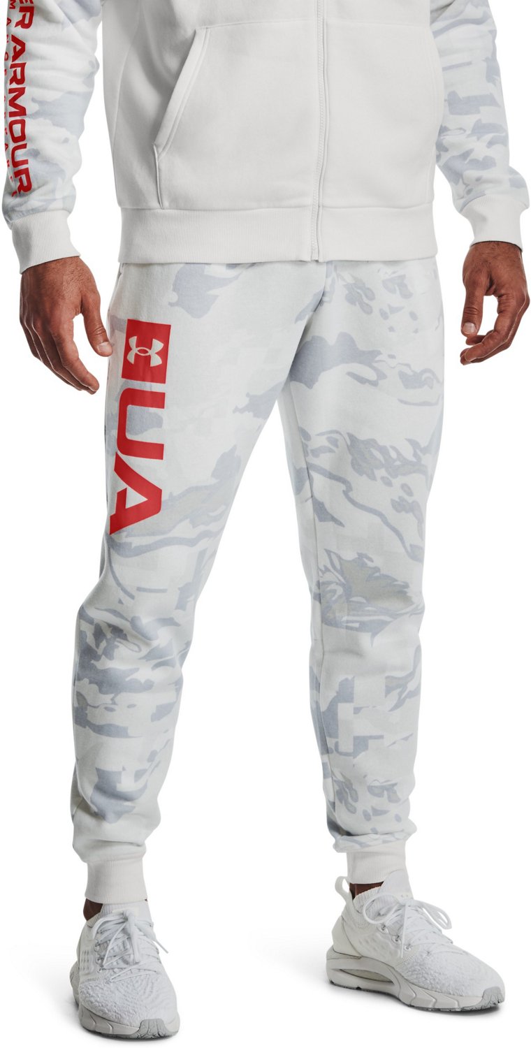 fleece camo joggers