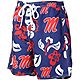 Wes and Willy Men's University of Mississippi Vintage Floral Swim Trunks                                                         - view number 1 image