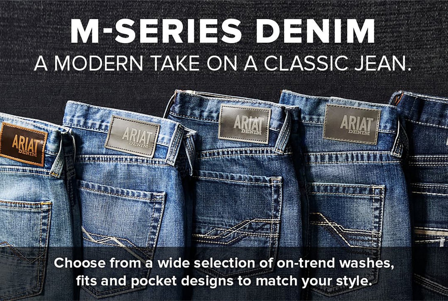 Ariat Men's M4 LowRise Coltrane Boot Cut Jeans Academy