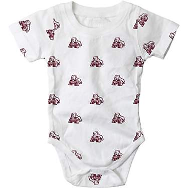 Wes and Willy Infant Boys' Mississippi State University Allover Graphic Creeper                                                 