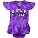 Wes and Willy Infant Girls’ Kansas State University Flutter Tie Dye Creeper                                                    - view number 1 image