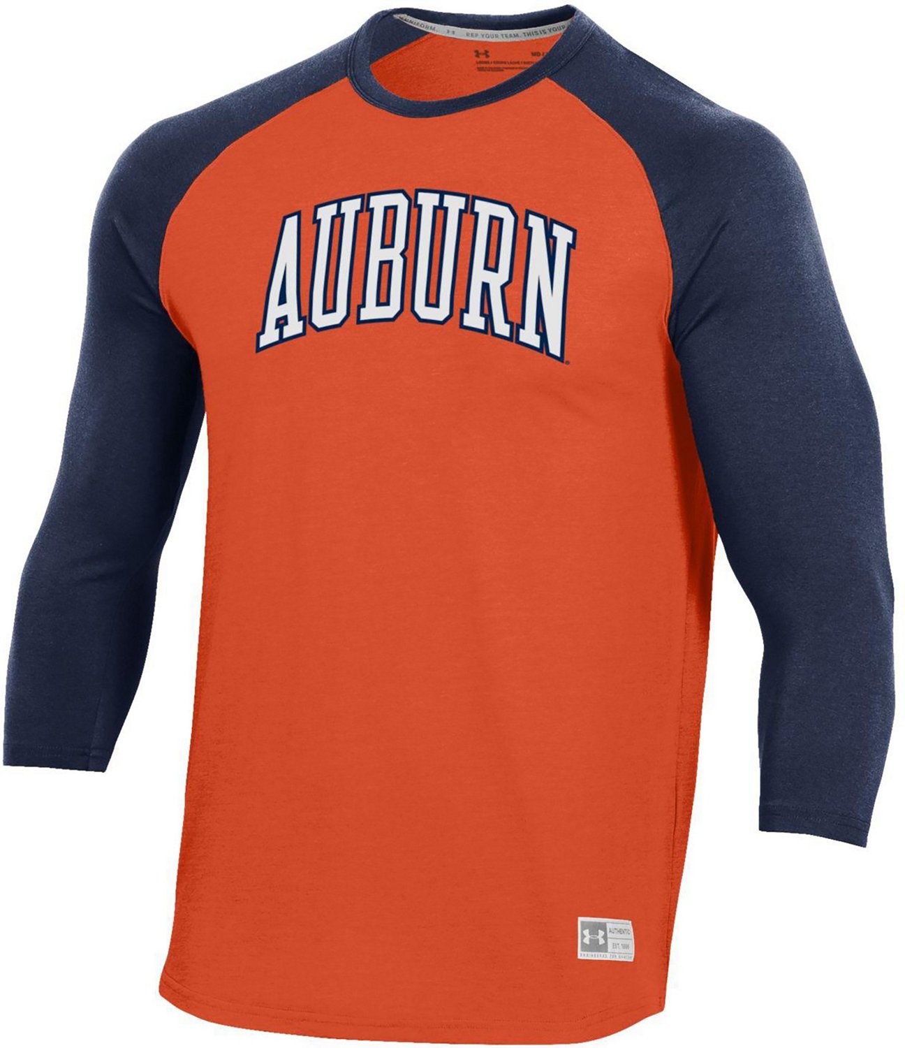 Under Armour Men's Auburn University Baseball Tshirt Academy