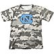 Wes and Willy Boys’ University of North Carolina Mascot Camo Graphic T-shirt                                                   - view number 1 image